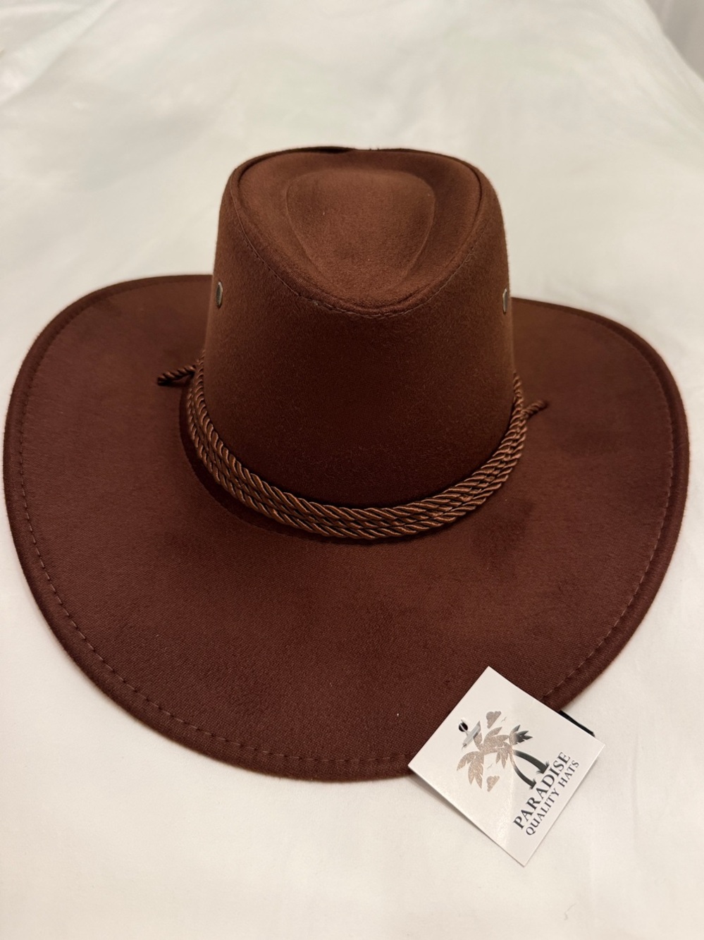 Unisex Brown Cowboy Hat